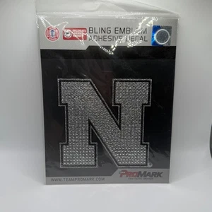Nebraska Cornhuskers NCAA Bling Emblem Auto Aufkleber Sticker Glitzer 5" x 5" Neu in Verpackung - Bild 1 von 5