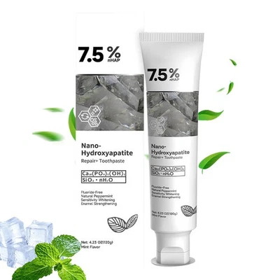 Nano Hydroxyapatite Toothpaste 120g Teeth Whiten Toothpaste Natural Serviceable