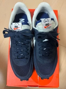 Fragment sacai Nike LD Waffle DH2684-400 Blue Void US 10 Used - Picture 1 of 6