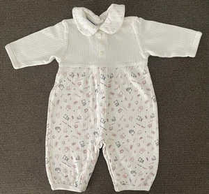 Vintage Lullaby Club Girls Printed One Piece Size 0-3M - Picture 1 of 5