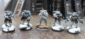 5x Infiltrators, Partially Painted, ID#3591 - Picture 1 of 11