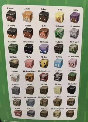 Woolworths Minecraft Cubeez - Pick Your Own 2025 - image 1 of 4