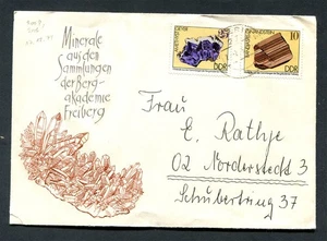 Alemania - RDA: Cubierta de minerales de 1979 - Schwerin - usada - Imagen 1 de 1