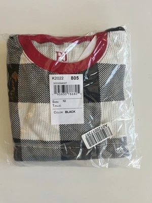 Buffalo Plaid Thermal Pajamas Children Size 12, The Children’s Place - Image 1 of 2