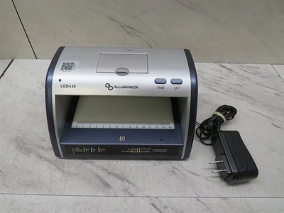 AccuBANKER LED430 6 puntos efectivo multi moneda y tarjeta detector de falsificaciones Foto 1 de 4