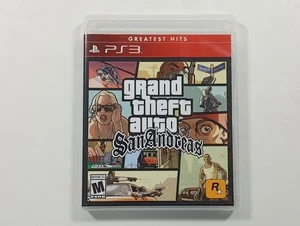 GRAND THEFT AUTO (GTA) SAN ANDREAS SONY PLAYSTATION 3 (PS3 GREATEST HITS) USA OC - Picture 1 of 4