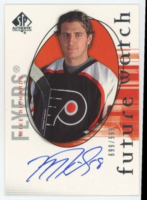 2005-06 SP AUTHENTIC Mike Richards FUTURE WATCH RC ROOKIE AUTO /999 - Image 1 of 2