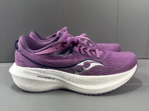 Saucony Triumph 21 Women's Size 7 Purple S10881-32 Athletic Running Sneakers - Picture 1 of 13