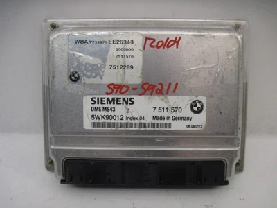 ORDENADOR ECM ECU BMW X5 2001 01 2002 02 3.0L 12147511570 815150 Foto 1 de 4