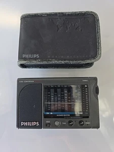 Vintage Philips AE 3405/20 - 12 Band World Receiver Radio Portable - Damaged - Picture 1 of 8