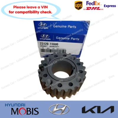 2312033000 Engranaje de cigüeñal genuino para Hyundai Sonata Elantra 1992-1998 Foto 1 de 2