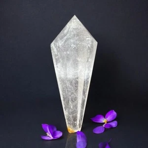 Clear Quartz Crystal Wand (2) - Picture 1 of 12