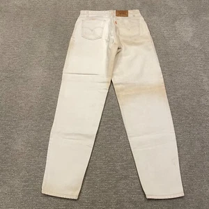Pantalones de mezclilla vintage Levis 560 para hombre 31 blancos EE. UU. 90 sueltos pierna cónica desgastados - Imagen 1 de 24