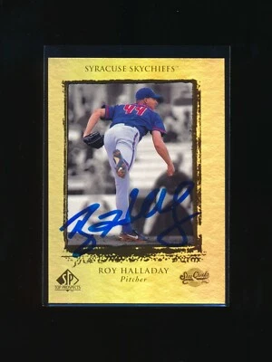 1999 SP Top Prospects Gold Foil Roy Halladay Signed Card Authentic Auto - Image 1 of 2