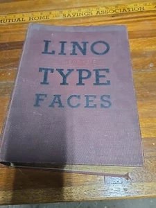 Lino Typefaces Mergenthaler Linotype Company Specimen Book Hardcover New York L2 - Picture 1 of 19