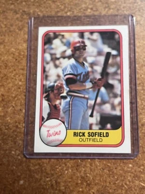 1981 Fleer Baseball # 563 Rick Sofield - Image 1 of 4