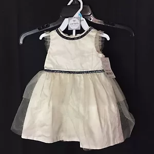 Nuevo con etiquetas Carter's Baby Girls 6M Vestido y pañal Cubierta - Imagen 1 de 6