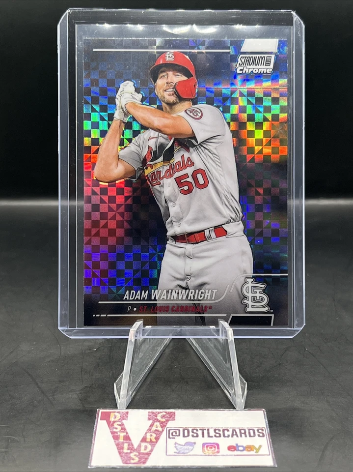 2022 Topps Stadium Club Chrome - ADAM WAINWRIGHT X-FRACTOR #106 - Image 1 of 3