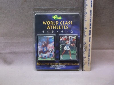 1992 Juegos Clásicos Atletas Clase Mundial 60 Cartas Coleccionables Set Olimpiadas Tenis Foto 1 de 4