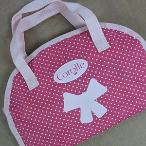 Corolle ~ rosa gepunktet ~ Baby Puppe Wickeltasche ~ kostenloser Versand - Bild 1 von 6