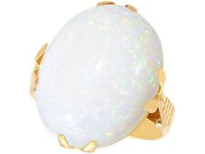 13.50ct Opal and 20ct Yellow Gold Ring Vintage Circa 1950