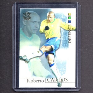 ROBERTO CARLOS 2004 Futera World Football Soccer Card BRAZIL #5 Mint PSA