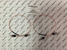 Kimber Kable Timbre .5 Meter Pair with UltraPlate Black RCA (Retail $144)