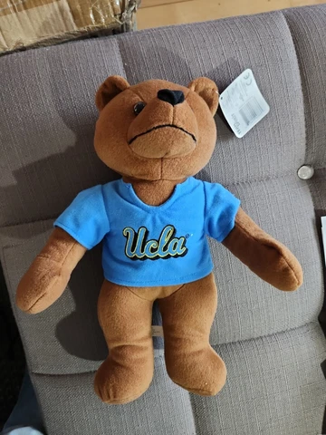 UCLA Bruin Stuffed Plush Bear - Brown, 13” Cover
