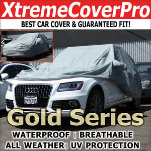 2004 2005 2006 2007 Volkswagen Tiguan WATERPROOF CAR COVER W/MIRRORPOCKE GREY - Bild 1 von 10