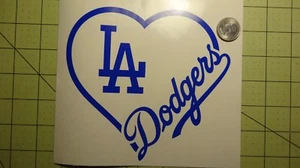 LA Dodgers Love Car Decal - Picture 1 of 2