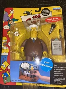 The Simpsons Kent Brockman WORLD OF SPRINGFIELD Series 5 Interactive Figure - Picture 1 of 6