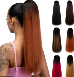 Women's Casual Multi-colour Casual Ponytail Wig with Clips - Picture 1 of 17