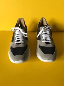 Zapatillas deportivas BARNEYS NEW YORK de gamuza de suela alta para hombre talla 9 hechas en Italia - Imagen 1 de 11