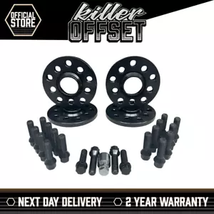 KILLER OFFSET WHEEL SPACERS + BOLTS 12MM 15MM 5X120 BMW 3 SERIES E90 E91 E92 E93 - Picture 1 of 2