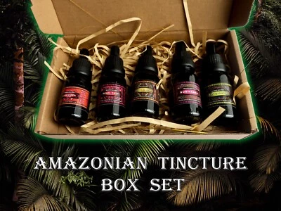 AHO GREAT SPIRIT X5 Amazonian Master Plant tincture box set.