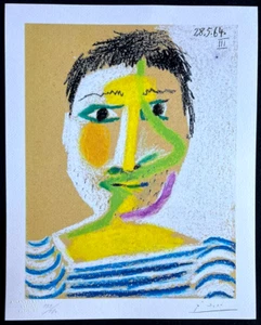 Pablo Picasso Lithograph COA Original Signed op Numbered A Hand Collection + - Picture 1 of 12