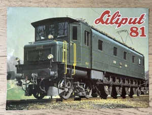 Brochure Fascicule Liliput Neuheiten 1981 Trains Locomotives Wagons Miniatures - Picture 1 of 3