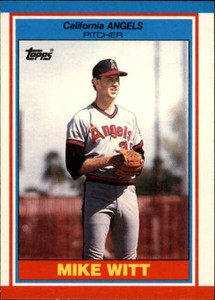 1989 Topps UK Minis Baseball Card #85 Mike Witt
