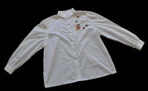 Süße Trachtenbluse mit Stickerei GR. 46 C&A - Bild 1 von 2