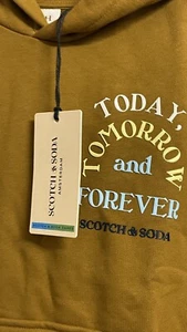 Scotch & Soda  Graphic Organic Cotton Hoodie for 8 years Rrp £80 - Picture 1 of 17