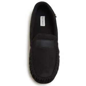 Mens Micro-Suede Moccasin Loafer Slippers - Picture 1 of 8
