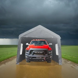 10x20ft party tent gazebo heavy duty outdoor car canopy carport portable garage - Picture 1 of 9
