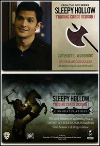 Luke Morales #M07 Sleepy Hollow Season 1 Cryptozoic 2015 Wardrobe Card - Picture 1 of 1