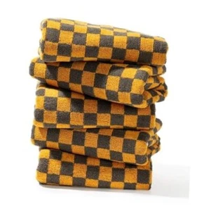 Hand Towels 5 Pack - Cotton Face Towels Soft, Absorbent, and Decorative Orange - Picture 1 of 8
