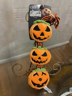 AFP  Halloween 🎃 Pumpkin Roap Dog Toy Squeaker 11” Very Durable. - Image 1 of 4