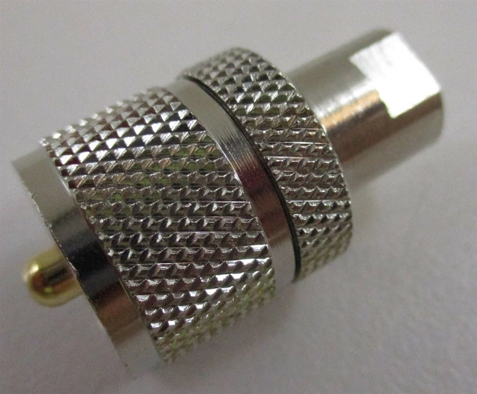 Workman 40-8009 Heavy Duty FME Male to UHF PL259 Male Coax Adapter - Image 1 of 1