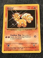 Vulpix 68/102 Base Set Unlimited Vintage WOTC Pokemon Card Near Mint