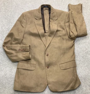 Ralph Ralph Lauren Blazer Men’s 43R Khaki Tan Sport Coat Jacket 2-Button Pockets - Picture 1 of 13