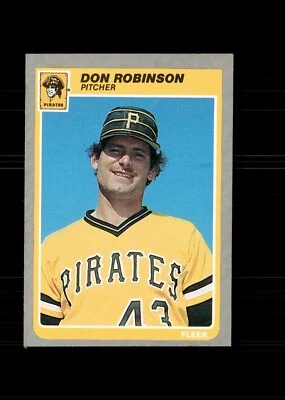 1985 Fleer - Don Robinson #475 - Image 1 of 2