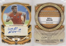 2013 Topps MLS Golden Boot Die-Cut Auto Will Bruin #GBA-WB Auto